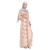 Import High Quality Manufacturer Beige front Open Abaya with lace in Stock from China