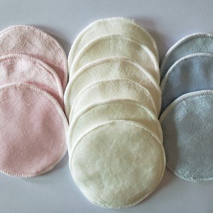 High Quality OEM Custom White Makeup Remover Washable Pads Face Cleansing Reusable Bamboo And Cotton Makeup Pads