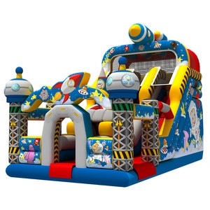 High quality PVC inflatable house jumping castle space world inflatable bounce house