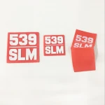High quality rubber patch with logo used on shoe
