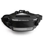 high quality water proof zipper custom travel fashion reflective outdoor waist bag pack bum bag