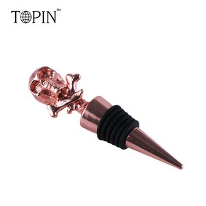 High quality Znic-alloy Rose Gold plated wine stopper bar accessories