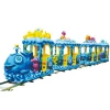 High Safety Ocean Whale Kids Trackless Amusement Park Rides Electric Baby Train For Outdoor Games