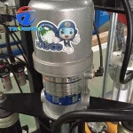 Hollow glass making machine two component sealant extruder