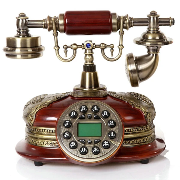 Home Decorative Old Design Corded Landline Antique Telephone
