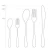 Import Homefavour PVD Titanium plated gold spoons, gold flatware, gold cutlery from China