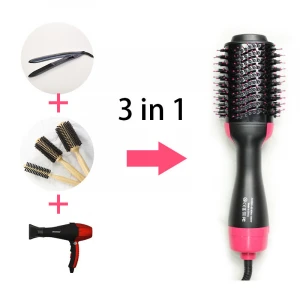 Hot air hair dryer brush electric  Dryer Brushes One Step Hair Dryer  Comb Hair Straightener Brush