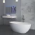 Import Hot Italy design  freestanding spa artificial stone bath tub from China