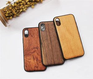 Hot Sale Bamboo Phone Case Mobile Shell Wood Phone Case for Iphone X 8 7 6