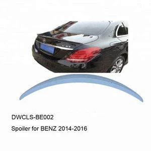 Hot sale car  spoiler for Benz C180/200/260/W205  2014-2016