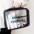 Import Hot Sale Clear Transparent PVC Cosmetic Bag Waterproof Clear Cosmetics Makeup Bag Customized Travel Clear Clutch Bag Beauty Case from China