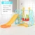 Import hot sale factory price plastic children indoor playground slide ,new design toys baby climbing slide from China
