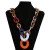Import Hot sale fashionable colorful acetate acrylic link chains necklace from China
