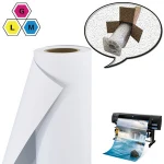 hot sale inkjet printing media advertising material removable reusable self adhesive fabric for poster/banner