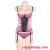 Import Hot sale lingerie ladies satin nightwear with garter belt from China