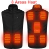 Hot Sale Men Casual Temperature Heated Jackets Winter Warm Smart Warming Heated Vest