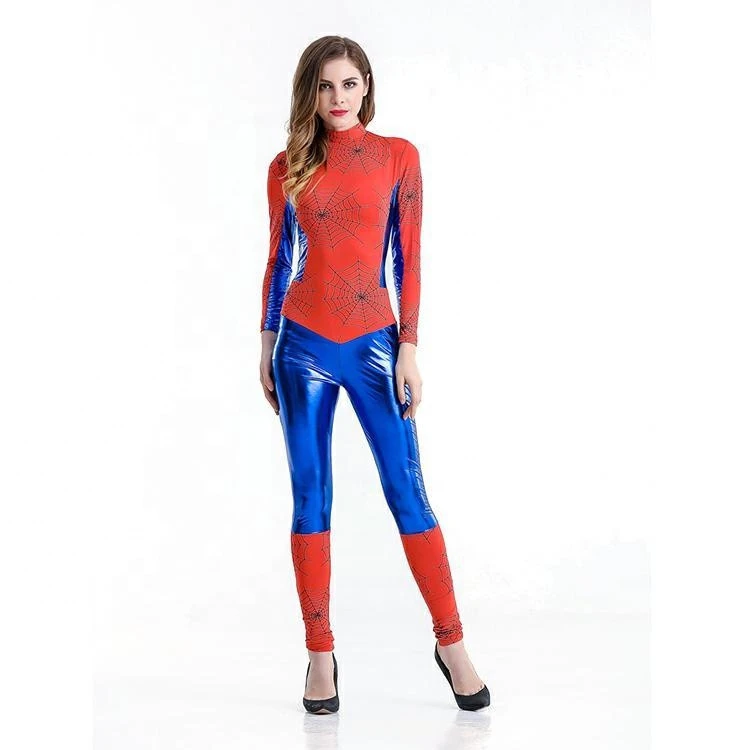 Hot sale movie character  Spiderman cosplay Halloween costumes for women