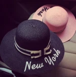 hot sale new style high quality wholesale custom fashion woman panama straw hat