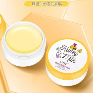 Hot Sale Private Label Natural Overnight Lighten Brightening Moisturizing Honey Milk Lip Mask