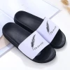 Hot Sale PVC custom logo slippers slide sandal printing logo slippers  Air Blow Design Print Beach Walk Slippers