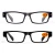 Import Hot Sales High Quality Unisex Chargeable  LED reading Glasses from China