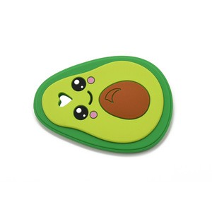 Hot sell New Design cute avocado Silicone Soft Toy Teether For Baby Teething Toys