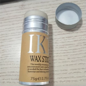 Hot Selling 75g Broken Hair Finishing Wax Stick Private label bed head hair wax stick for egdes Hair style Tools