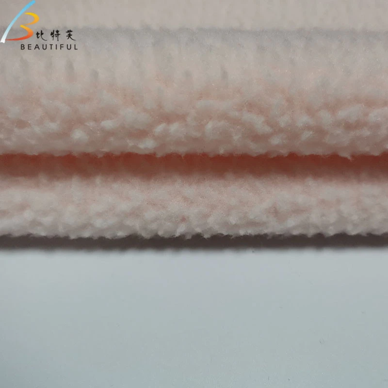 hot selling double side coral fleece fabric and micro polar fleece for garment