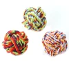 Hot Selling Durable Chew Pet Toys for Dog Cotton Rope Ball Dog Chew Ball Toy