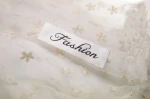 Hot selling fake designer woven labels and tags for clothes