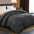 Import Hotel Solid Color Thin Down Alternative Microfibre Blanket comforter from China