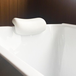 Hotel/home Use Bathtub Pillow with Suction Cups White Luxury Bathtub Pillow