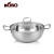 Import Household stainless steel cooking hot pot commercial restaurant soup stock pot with double bottom from China