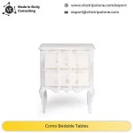 Huge Demand White Color Home Storage Cabinet Como Bedside Table