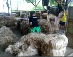 I grade philippine abaca hemp yarn abaca fiber raw nature fiber