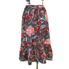 Indian Cotton Wrap Style Skirt Floral Printed Hand Block Skirt Gift For Women Daily Wear Lightweight Skirt Birthday Gift