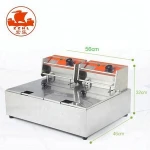 Industrial electric deep fryer