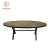 Import Industrial live edge dining table for wedding events with iron base from China