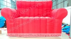 Inflatable sofa balloon for advertising, inflatable furniture Air chair for advertising