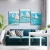 Interior Decoration,Handmade Resin Relief 3d Wall Paper,Ocean Landscape Canvas Wall Art