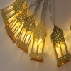 Iron material  Ramadan decorations light led Kerosene lamp  string light for Ramadan gift