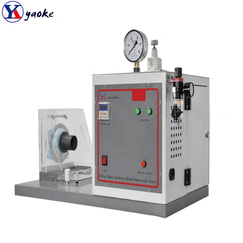ISO22609 Non-woven Mask synthetic blood Permeability pressure testing equipment
