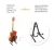 Import J-40B HEBIKUO wholesale Foldable up Cheaper A Frame Shape guitar stand china factory from China