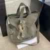 Japanese Canvas Mens and Womens Simple Cross-body Bag Wash Canvas Thick Handbag Large Capacity Arts Students Package Satchel