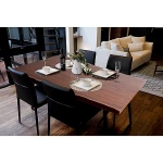 Japanese solid wood modern simple office desk furniture with natural wood