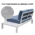 JB3084 Luxury Aluminum Outdoor Furniture Sofa Set Modern Patio Outdoor Sofas