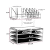 Jewelry and Makeup Organizer Clear Cosmetic Organizer Vanity Storage Display Box Make Up Organizers And Storage Makeup Stand