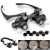 Import Jewelry Watch Repair Magnifier Double Eye Loupe Glasses With LED Light from China