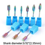 JIEDAN High Quality Nail Drill Bits Tungsten Carbide Nail Drill Bits