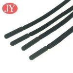 Joggers and shorts one time injection washable soft cord engraved aglet end high end cord within soft aglets